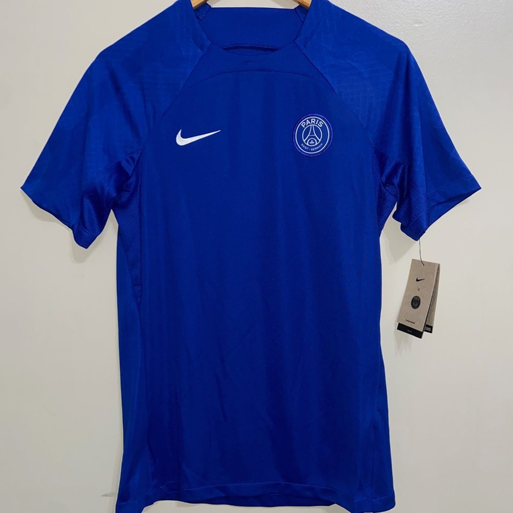 Nike PSG Paris Saint Germain Strike Soccer Shirt Jersey Mens DN2804-418 NEW